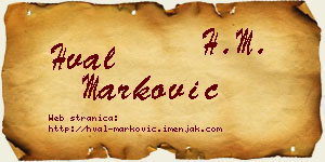 Hval Marković vizit kartica